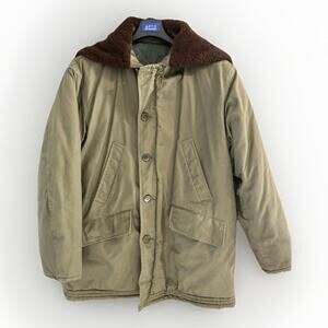 Vintage US Army Air Forces B-9 Winter Parka Bomber Field Jacket Size L/XL *READ